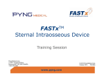 FASTxTM Sternal Intraosseous Device