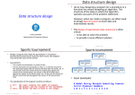 Data structure design Data structure design Sports tournament