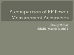 A comparison of RF Power Measurement - Ham