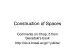 Construction of Spaces