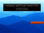 NASALSEPTUM AND ITS DISEASES