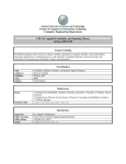 syllabus-CPE341-Applied Probability and Queuing Theory