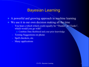 Bayes - Neural Network and Machine Learning Laboratory