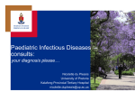 Paediatric Infectious Diseases consults