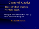 Chemical Kinetics