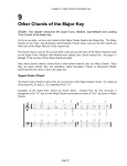 Other Chords of the Major Key
