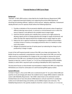 Triennial Review of VRR Curve Shape