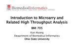 Statistical analysis of DNA microarray data