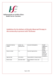 Guidelines for the delivery of Directly Observed Therapy in the