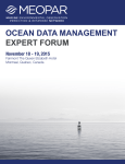 OCEAN DATA MANAGEMENT EXPERT FORUM