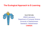 The Ecological Approach to E