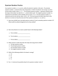 Quantum Numbers Practice (Fall 2012)