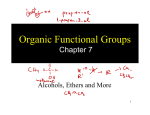 Organic Functional Groups Organic Functional Groups