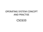 OPERATING SYSTEM CONCEPT AND PRACTISE