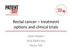 Rectal cancer – treatment options and clinical trials