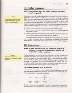 II.I Corhon compounds lI.2 Hydrocorhons