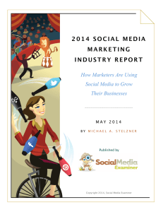 2014 Social Media Marketing Industry Report