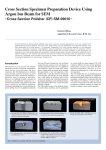 Introduction of Cross Section Specimen Preparation