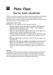 Maths Calculation leaflet Addition and Subtraction