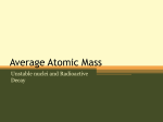 Average Atomic Mass