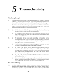 5 Thermochemistry