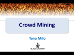 CrowdMining Mining association rules from the crowd