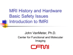 Introduction to fMRI - Center for Functional and Molecular Imaging