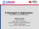 A Geologist in Afghanistan