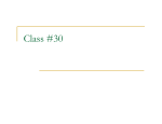 Class #30