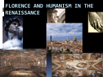 Florence and Humanism in the Renaissance