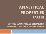 4. ANALYTICAL PROPERTIES III