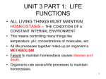 UNIT 3 PART 1 LIFE FUNCTIONS