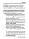 Geometry - SFSD Curriculum Model for Mathematics