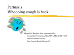 Pertussis - East Central Health District