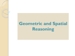 spatial reasoning - Region 11 Math And Science Teacher Partnership