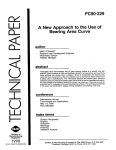 a new approach to the use of bearing area curve