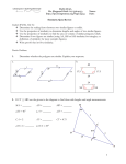 Finish and Check Similarity Quiz Review