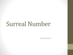(Tianruo) The surreal numbers.