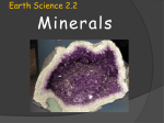 Minerals