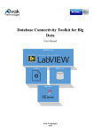 Database Connectivity Toolkit for Big Data