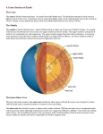 Article - Cross Section of the Earth