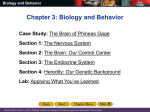 ch. 3: Biology and Behavior