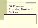 Ethers and Epoxides - faculty at Chemeketa