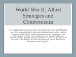 7.3 WW2 Strategies