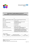 APPENDIX III: CJD risk assessment questionnaire for patients about