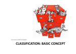 CLASSIFICATION: BASIC CONCEPT