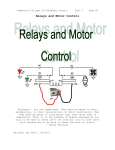 Relays and Motor Control - Community College of Allegheny County