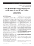Acute Mental Status Changes, Hypotension, and