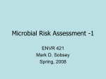 Microbial Risk Assessment -1