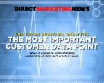 the most important customer data point